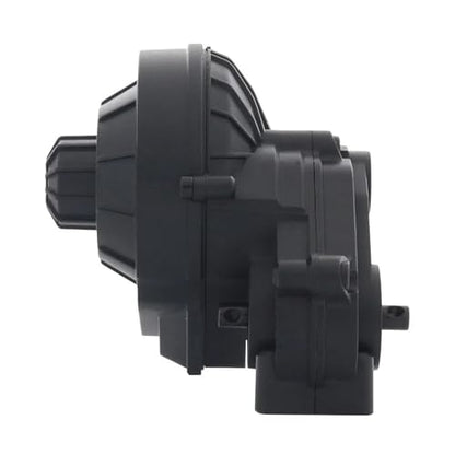 1/10 RC Transmission,Complete Gearbox with Gears Set for Axial SCX10 SCX10 II 90046 Crawler Car Upgrade Part (Black) - color: Black