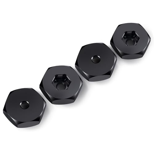 4Pcs 5mm to 12mm Wheel Hex Hubs Adapter for WPL D12 1/10 RC Trucks 1/24 SCX24 RC Cars Upgrade Parts