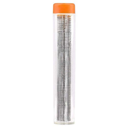 Electric Soldering Iron Kit 60W Adjustable Temperature Welding Soldering Iron with 5pcs Different Tips, 1 thread 1.0mm Dia. (Soldering Irons) - color: Orange