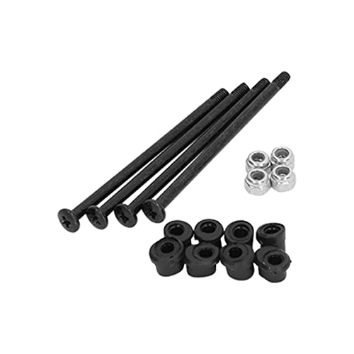 YUYTE RC Cars Crawler Screw Kit Replacement RC Metal Screw Kit Steel RC Hobby Parts Tool with Screws Nuts Bushings for 144010 144002 124016 124017