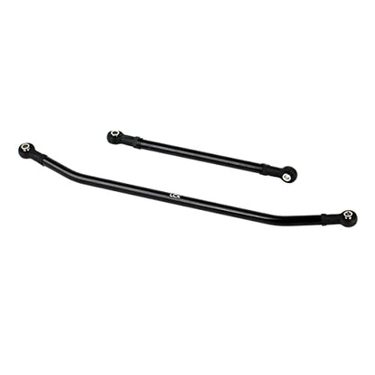 LCX Racing 1/10th RC Crawler Car Aluminum AR60 OCP Front Axle Steering Link for Axial Wraith RR10 SMT10 AX10, Upgrades Parts Accessories (Black) - color: Black