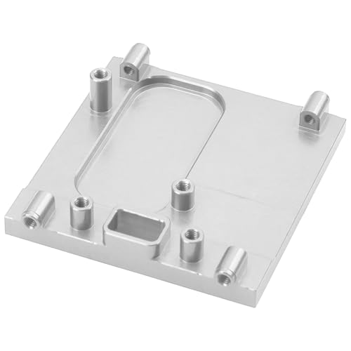 Metal Motor Mount Holder Bracket Fixed Seat Compatible with 2024 New MN99S MN98 V2 Version 1/12 RC Car (Silver) - color: Silver
