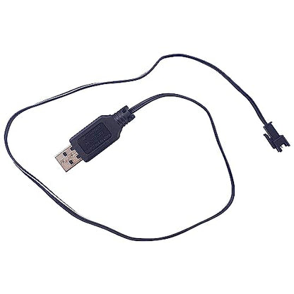 2PCS AA 4.8V 800mAh Charging Battery with SM-2P Plug and USB Charging Cable for 1/28 Stunt RC Car C128 1/28 NB2801 NB2802 NB2803 Double-Sided Rolling and Spinning Stunt Car Robot Electric Toy
