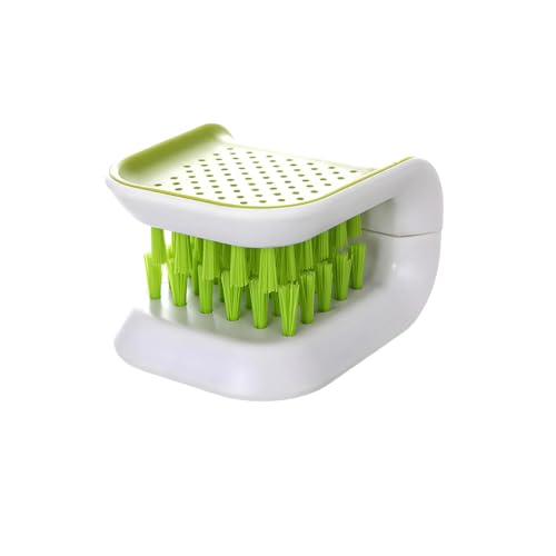 Car Seat Belt Cleaning Brush, U-Shaped Double Sided Bristle Scrubber Tool, Multifunctional Foldable Closed Safety Belt Washing Brush for Seatbelts Chopsticks Forks Knives Spoons (1 PCS) - color: 1 PCS