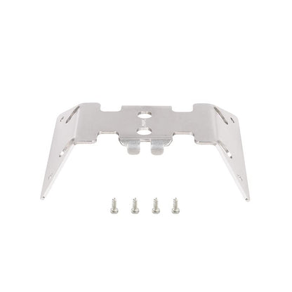 KYX Racing Stainless Steel Chassis Protective Plate Skid Plate Guard Upgrades Accessories for 1/24 RC Crawler Car Axial AX24
