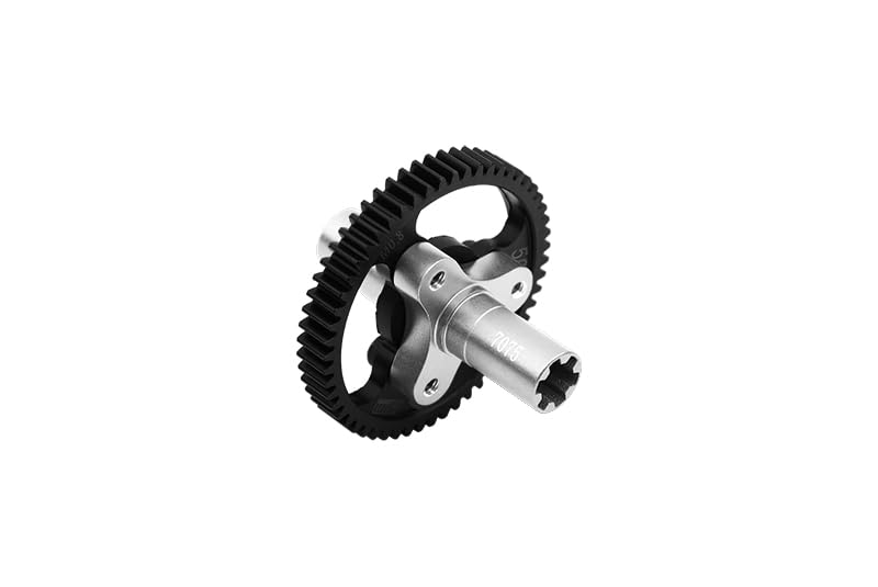 GPM Medium Carbon Steel 50T Spur Gear 0.8 Module/32 Pitch for ARRMA 1/8 Vendetta 4X4 3S Blx - Ara4319V3 (Silver) - color: Silver