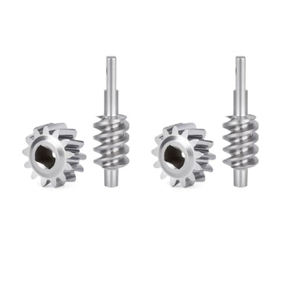 2/13T Axle Worm Gear Set for 1/30 Axial SCX30 2 Sets RC Car Stainless Steel Upgrade Parts (13T*2)