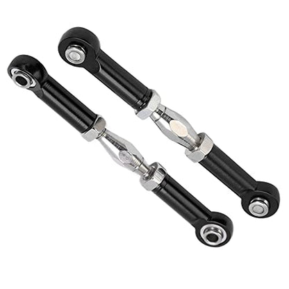 Front Sway Bar Kit with 2.7 inch Aluminum Alloy Arms High Tensile Strength Front Anti Roll Bar Suspension Stabilizer for 1 7 Remote Control Cars Lightweight Sturdy RC (Black) - color: Black
