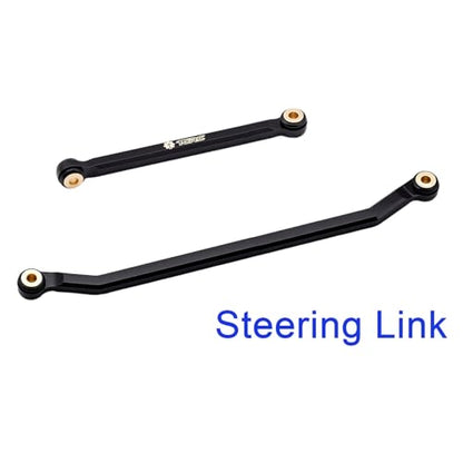 Brass High Clearance Chassis Links Set for Redcat Ascent-32 1/32 RC Crawler Car Upgrades,Black Coating - style: Brass