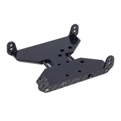 Carbon Fiber Chassis Skid Plate Transmission Plate for 1/10 RC Crawler Car Axial SCX10 Capra 1.9 UTB F9 AXI03004 Upgrade Parts
