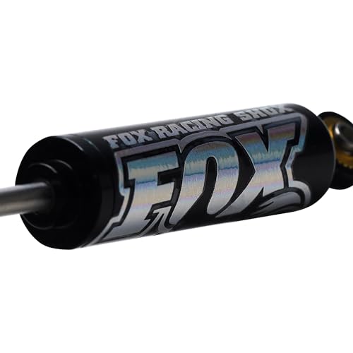 DJX 4PCS Reflective Laser UV Transfer Sticker Fox Shock Sticker for 1/7 Traxxas UDR (Laser Silver) - color: Laser Silver