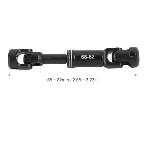 Drfeify RC Drive Shaft, Metal RC Car Crawler Drive Shaft with Screws for SCX10 1/10 RC Cars (68-82MM) - size: 68-82MM
