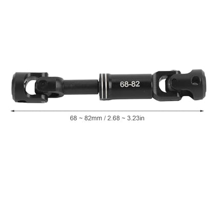 Drfeify RC Drive Shaft, Metal RC Car Crawler Drive Shaft with Screws for SCX10 1/10 RC Cars (68-82MM) - size: 68-82MM