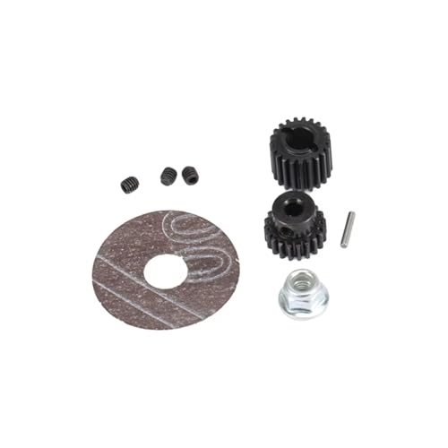 RC Car Accessories Compatible with Axial for Wraith 1/10 RC Crawler Car Center Upgrade Parts Steel Transmission Gearbox Gear Set with Motor Gear