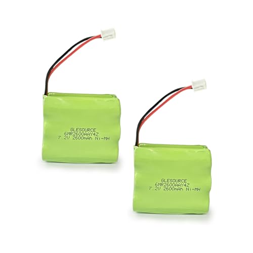 7.2V 2600mAh Ni-Mh Battery Compatible for 2gig BATT1X BATT1 GC2 2GIG-CNTRL2 GCKIT311 Go Control Panel Security System Alarm 10-000009-001 6MR2600AAY4Z (2 Pack) - size: 2PACK 7.2V 2600mAh battery