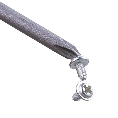 Rocaris 12 Pack 1/4 Inch Hex Shank Long Magnetic Screwdriver Bits Set | 4in Power Tools (Slotted+Cross Head) - size: 12Pcs(Slotted+Cross)