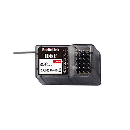 RadioLink R6F 2.4Ghz 6CH 6 Channel RC Car Receiver for RC6GS RC4GS RC3S RC4G T8FB RC Transmitter Remote Controller Car Toys