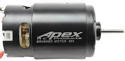 Apex RC Products 12/21 / 27/35 Turn 550 Brushed Electric Motor (35 Turn) - size: 35 Turn