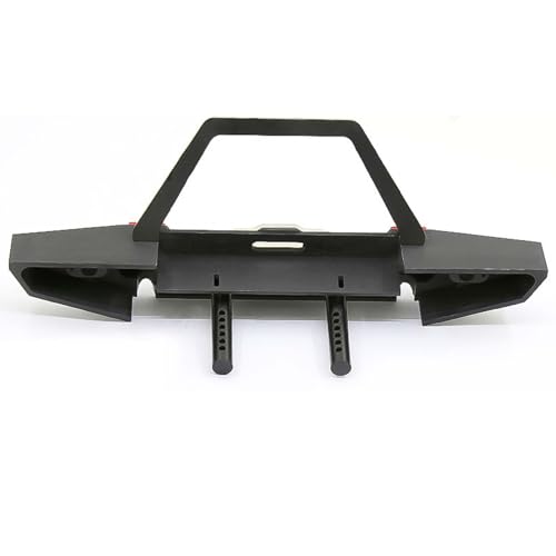 Metal Front Bumper with LED Light Upgrade Part for 1:10 RC Crawler Car TRX-4 SCX10