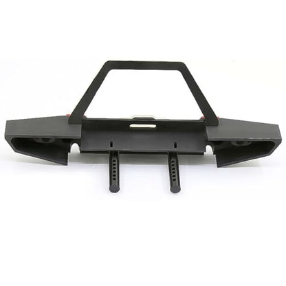 Metal Front Bumper with LED Light Upgrade Part for 1:10 RC Crawler Car TRX-4 SCX10
