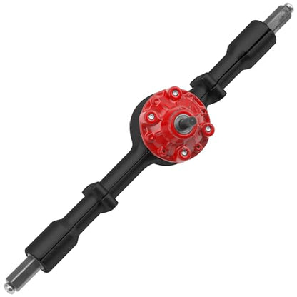 Metal Front & Rear Portal Axle Set Upgrades Parts Compatible with WPL C14 C24 C34 C44 B14 B24 1/16 RC Car (Black) - color: Black