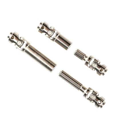 Aimrock 1-Set Steel RC Drive Shafts Upgrades for 1/30 Axial SCX30 RC Crawler (Silver) - color: Silver
