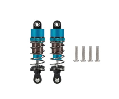 1/10 RC Cars Oil Leakproof Shocks,2Pcs Adjustable Oil Filled Shocks 52mm-120mm for 1/10 RC Buggy Truggy On Road Touring Drift Cars Monster Trucks Upgrade Parts(2pcs 62mm blue) - color: 2pcs 62mm blue