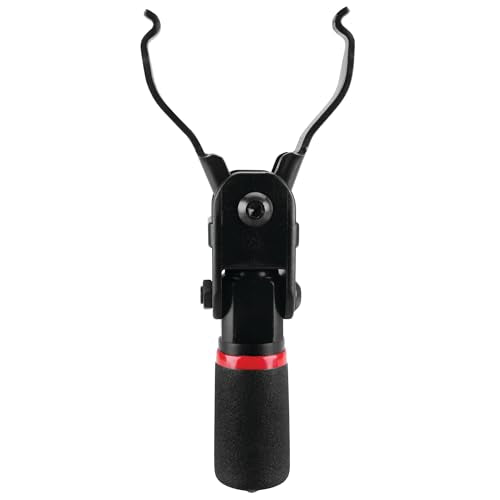 Performance Tool W83116 Multi Angle Quick Connector Clip Tool | Automotive fuel line and electrical connector removal. Spring loaded jaws. 90 degree flexing cushion grip