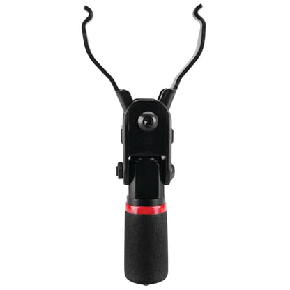 Performance Tool W83116 Multi Angle Quick Connector Clip Tool | Automotive fuel line and electrical connector removal. Spring loaded jaws. 90 degree flexing cushion grip