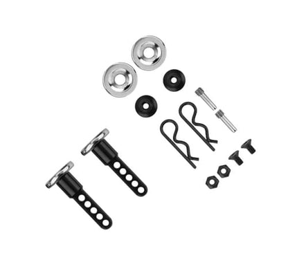 RC Crawlers Components For Axial For SCX10 II 90046 90047 90059 90060 1/10 Front Rear Extended Body Post Mounts Shell Column With Magnet RC Crawler Upgrade Parts(27mm) - size: 27mm