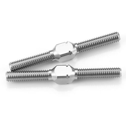 RCHUBAM 2PCS RC Turnbuckles Camber M3 Link Rod for 1/10 TRX-4 Slash 4X4 | 1 Pairs 14mm-50mm Suspension Rod,Alloy Steering Linkage Tie Rods - style: 30mm
