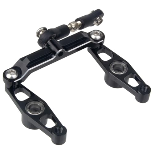 1/10 RC Car Aluminum Ball Bearing Crank Steering Arms Set for Tamiya TT-02 / TT-02D / TT-02E Racing Car Upgrade Parts