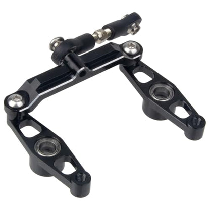 1/10 RC Car Aluminum Ball Bearing Crank Steering Arms Set for Tamiya TT-02 / TT-02D / TT-02E Racing Car Upgrade Parts