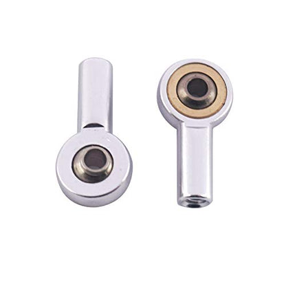 10Pcs ShareGoo Aluminum M2 Tie Rod End Ball Joint Link Ball Head Holder 2mm Steering Linkage Compatible with HSP Tamiya Mini 4WD RC Car Truck Crawler Boat Airplane