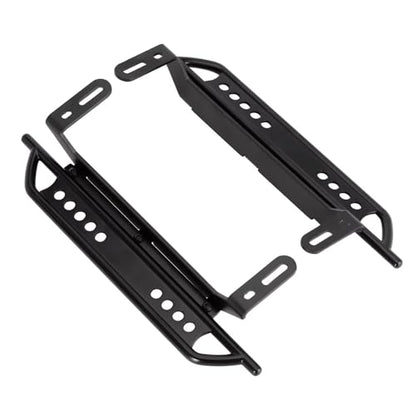 RC Models Parts For TRX-4 1/10 1 Set Black RC Crawler Car Metal Pedal For Rock Sliders Upgrade Remote Control Car Repair Parts(Size 1) - size: Size 1