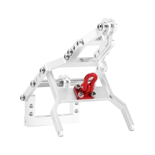 INJORA Tow Truck Crane Kit for 1/24 SCX24 Stock Chassis Carbon Fiber Universal Chassis(SCX24-182) IR60-24 Body（Silver） - color: Silver