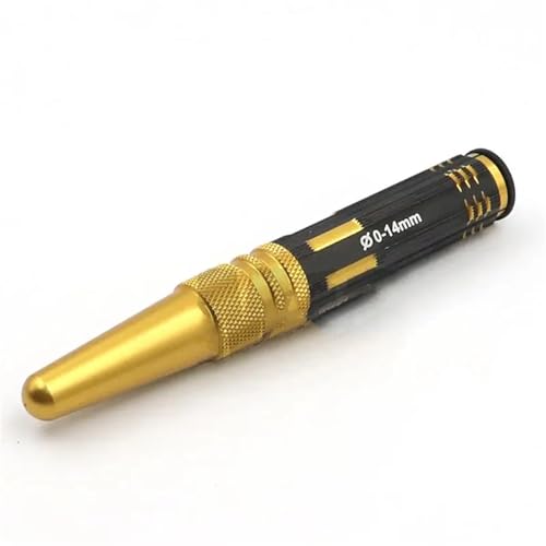 RC Car Repair Kit for RC Car Model 0-14mm Reaming for Edge Reamer Expanding Hole Punch Opener Body Shell Drill Tools for Universal - color: Yellow