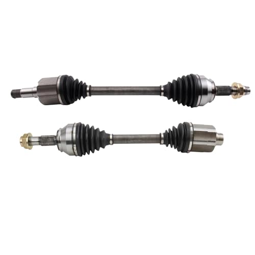 TRQ Front 2 Piece CV Axle Shaft Assembly Set | For 14-21 Ram ProMaster 1500 2500 3500 V6 3.6L Driver & Passenger Side - style: CSA36524