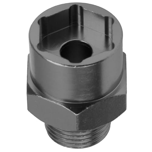 Aluminum Alloy 12mm to 17mm Wheel Hex Drive Hub Adapter Conversion 15mm Offset Extension for 1/10 Off-Road RC Car Monster Truck (Titanium) - color: Titanium