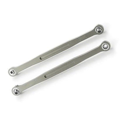 RC Links Linkage Compatible with for traxxas for XMAXX for Monster 1/5 RC Trucks Car Part Wheelbase Rc Steering Link Rod Set Steering Link Rod Set(Gray) - color: Gray