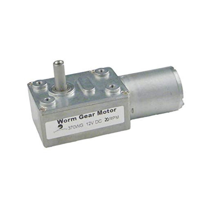 CHACNS 370WG 12V DC 20RPM Self-Locking Reversible for DIY Mini Geared Motor - size: 12V, style: 20 RPM