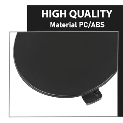 LQI Front Bumper Trailer Towing Tow Hook Eye Cover | Compatible with Audi A4 B8 2012-2015 facelifted, Not Fit S Line 8K5807241C - size: Front | Fit Audi A4 B8 2012-2015