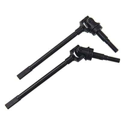 RC Front & Rear Steel Drive Shaft CVD Axle Compatible with Axial SCX10 II 90046 90047 1/10 RC Car