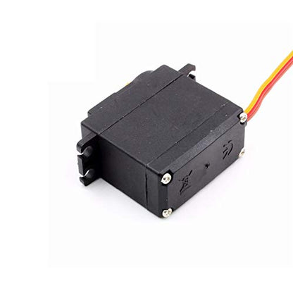 Treedix 2 pcs MG996R Servo Motor Metal Gear High-Torque Servo Motor for Smart Car Robot Boat RC Helicopter Mechanical arm Fittings(Control Angle 360)