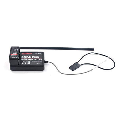 Flysky Noble NB4 Pro Receiver FS-FGR4 Receiver V2 4CH AFHDS3 2.4Ghz for Rc Car, Rc Truck, Rc Crawler and Rc Boat (FS-FGR4 Receiver) - style: FS-FGR4 Receiver