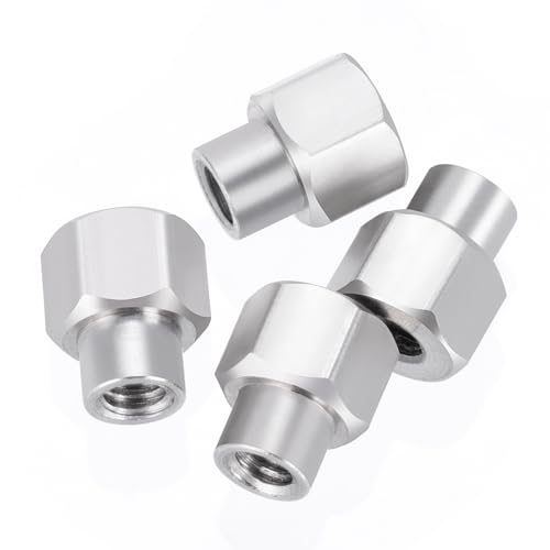 12Pcs 2/3/5mm Long Wheel Nuts M2 | For Axial AX24 SCX24 1/24, RC Crawler Car, Upgrade Parts