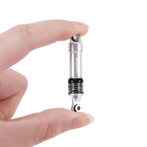 INJORA Silver Aluminum LS 59mm Oil Shock for Redcat Ascent-18 HPI Venture18 - color: Silver