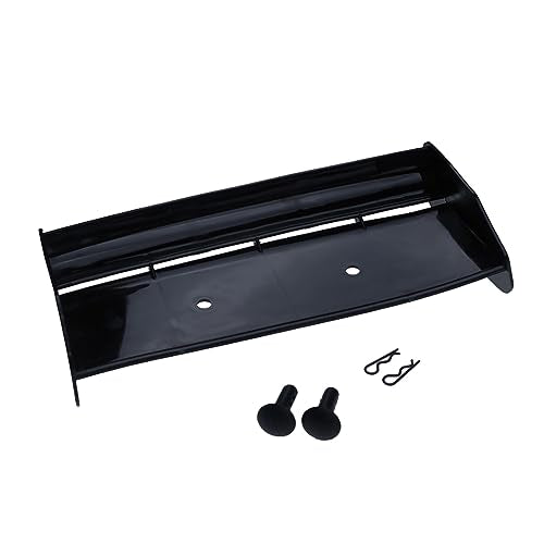Nylon Crash-Proof Rear Wing Set Tail Wing Spoiler Black for 1/5 Scale Rc Car HPI ROFUN BAHA ROVAN KM Baja 5B SS Buggy Truck Parts