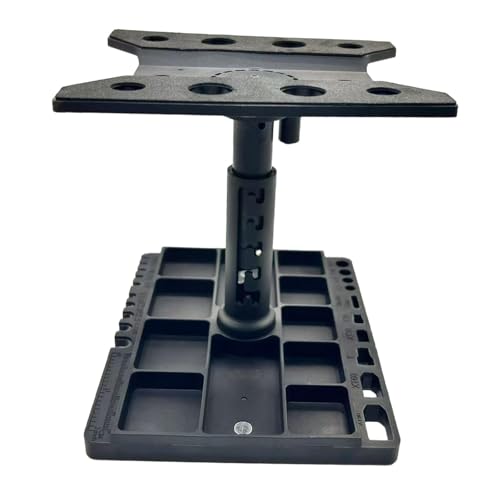 Colaxi RC Car Work Stand Maintenance Stand Rotatable Display Rack Repair Workstation for 1/10, 1/12, 1/16, 1/18, 1/24 Scale Crawler