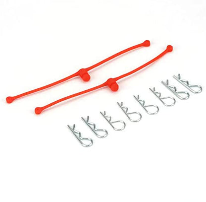 Du-Bro 2252 Orange Body Klip Retainer (2-Pack) - color: Orange